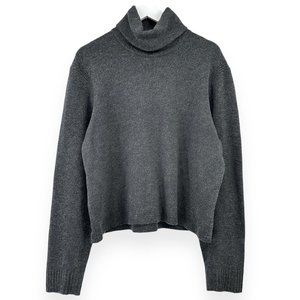Jack Spade Gray Knit Wool Blend Turtleneck Sweater sz XL